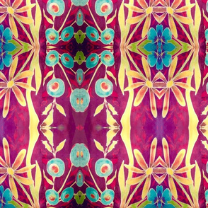 Mirror Batik Multicolor Design