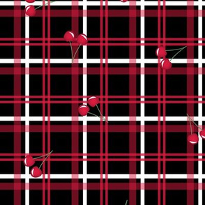 cherry toss tartan - small