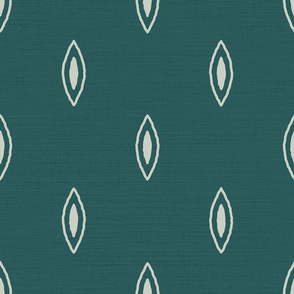 Morocco Teal & Cream