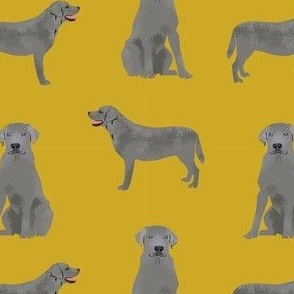 silver lab dog fabric - silver labrador, labrador fabric, silver lab fabric  yellow