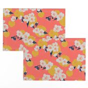 Cherry Blossom Dots - Coral