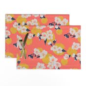 Cherry Blossom Dots - Coral