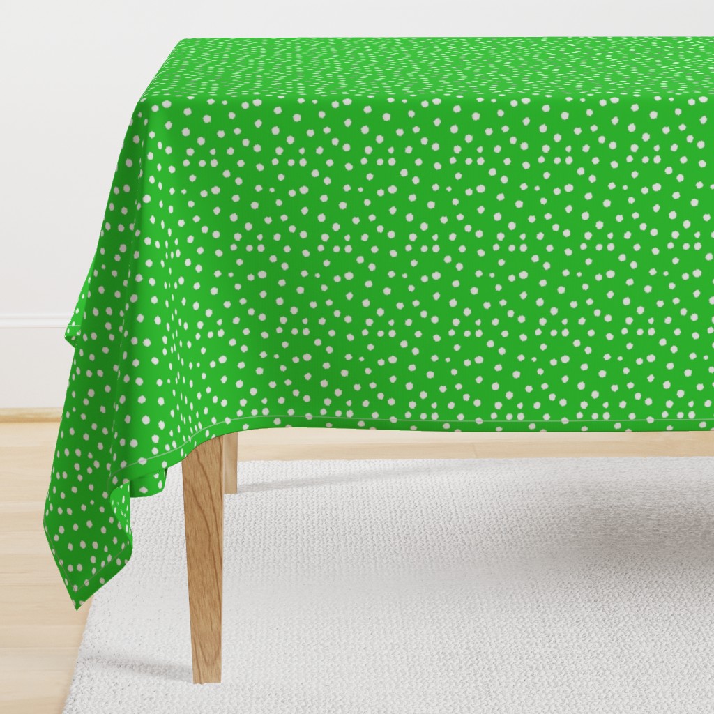 Painted Polka Dot //Lime