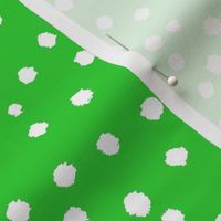 Painted Polka Dot //Lime