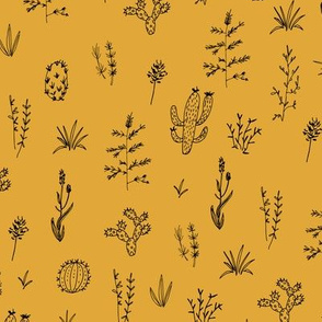 Prickly Meadow - Mustard