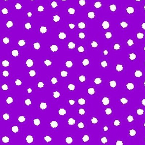 Painted Polka Dot // Grape