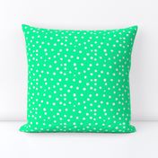 Painted Polka Dot //Electric Mint