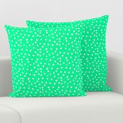 Painted Polka Dot //Electric Mint