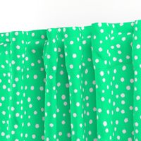 Painted Polka Dot //Electric Mint