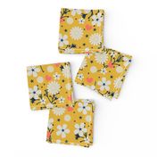 Dancing Blossom - Yellow (large print)