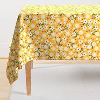 Dancing Blossom - Yellow (large print)