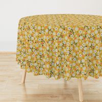 Dancing Blossom - Yellow (large print)