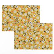 Dancing Blossom - Yellow (large print)