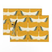 Whooping Crane Migration (24" wingspan wallpaper)- Sunshine - Larger