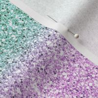 Mint/Lilac Ombre Glitter 