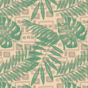 Modern Jungle Leaves