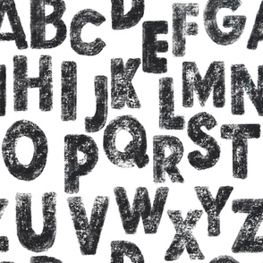 English Alphabet - Large