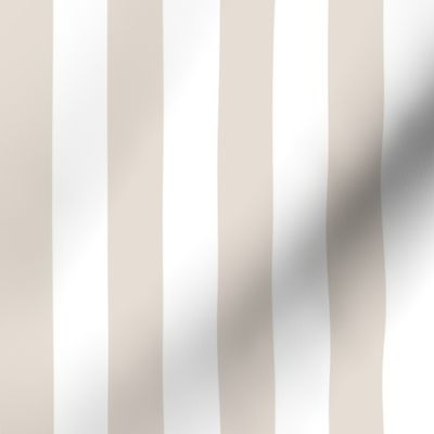 Basic 1" stripe Modest White