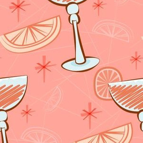 Pink cocktails