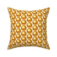 Gold pearls 3D jewels Wedding Fabric