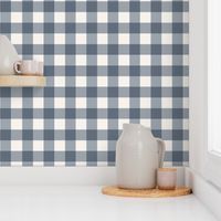 farmhouse plaid blue