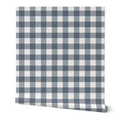 farmhouse plaid blue