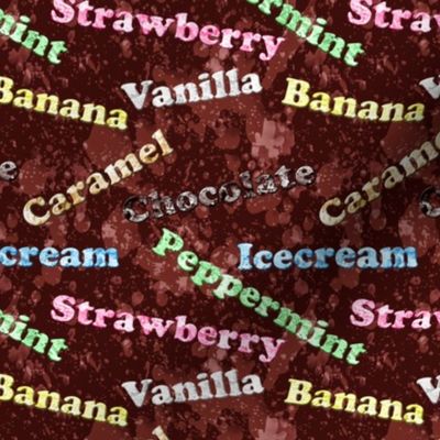 Sweets and Treats- Ice Cream Flavours