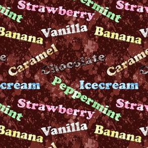 Sweets and Treats- Ice Cream Flavours