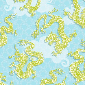 Paper Dragons Citron and Aqua