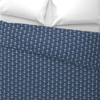 anchors on dark blue - nautical - LAD19