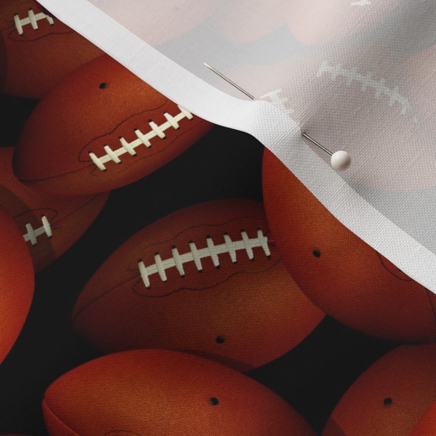 Endless footballs fall sports pattern