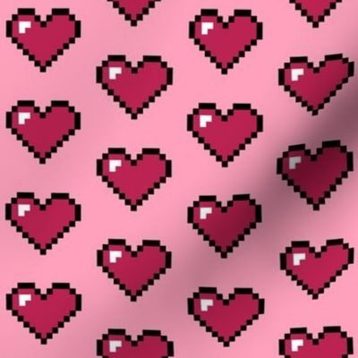 Pink Pixel Heart