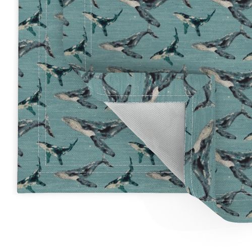 Blue Whale Linen - Small