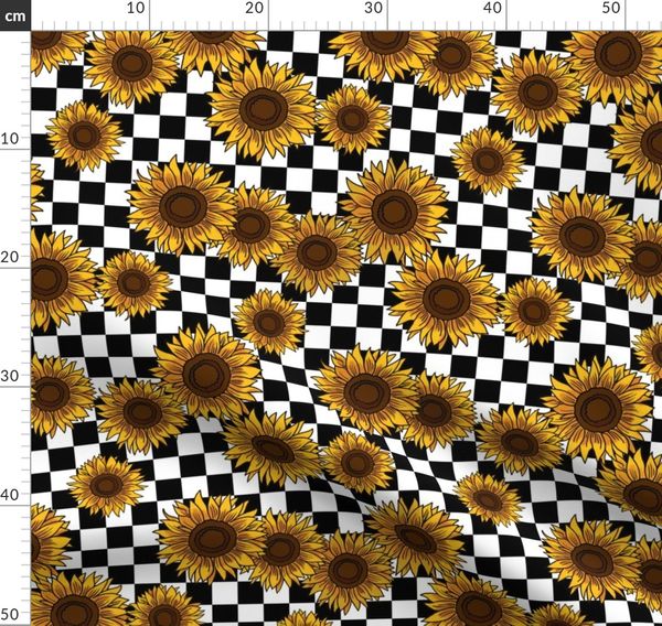 checkerboard sunflower