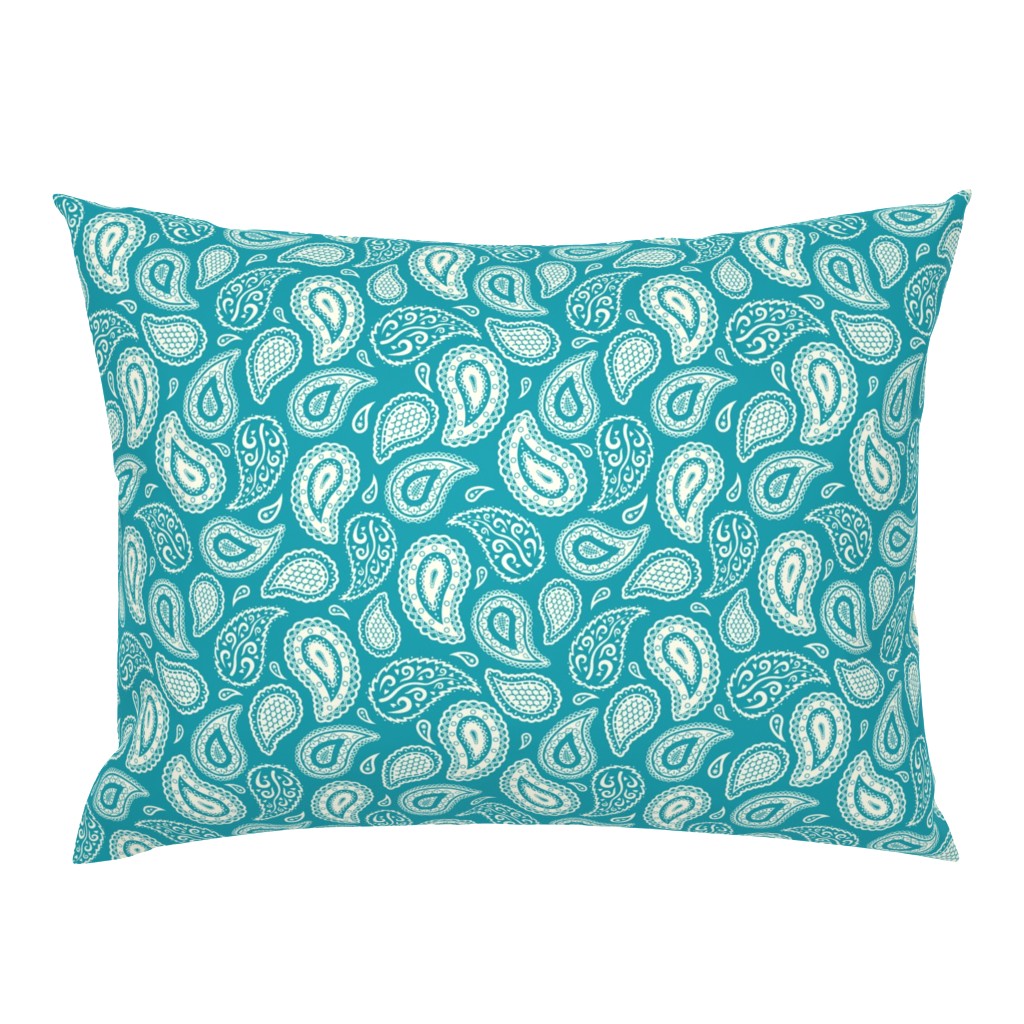 Paisley Meadow - Buttercream Teal