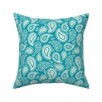 Paisley Meadow - Buttercream Teal