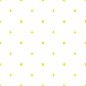 8" Bright Yellow Dots