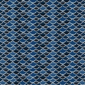 fish scales  blue