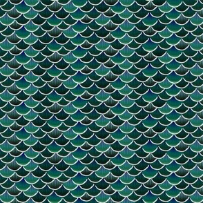 fish scales  teal