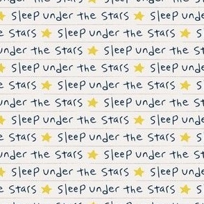 Sleep Under The Stars, Hand Written