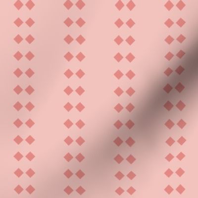 Diamond Stripe: Copper Rose 6 Geometric Stripe