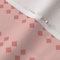 Diamond Stripe: Copper Rose 6 Geometric Stripe