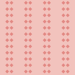 Diamond Stripe: Copper Rose 6 Geometric Stripe