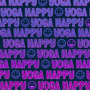 yoga happy faces - mountain