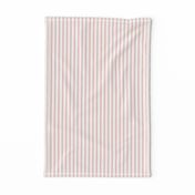 Ticking Stripe: Copper Rose 4 & Soft White