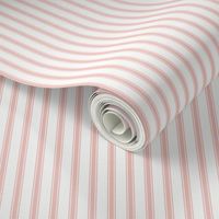 Ticking Stripe: Copper Rose 4 & Soft White