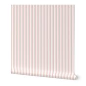 Ticking Stripe: Copper Rose 4 & Soft White