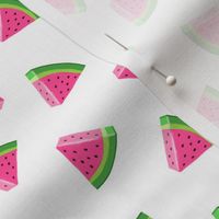 (small scale) watermelons - summer fruit fabric - LAD19