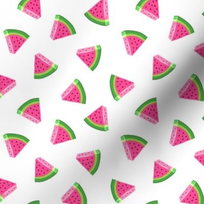 (small scale) watermelons - summer fruit fabric - LAD19