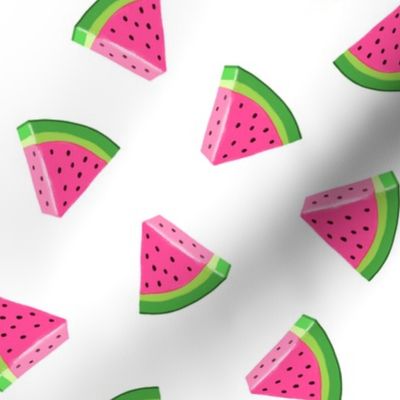 watermelons - summer fruit fabric - LAD19